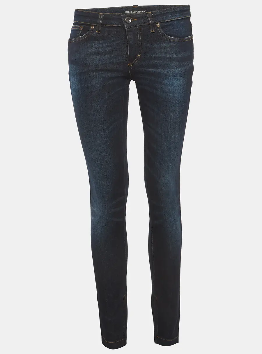 Dolce & Gabbana Blue Denim Skinny Jeans S/Waist 29"