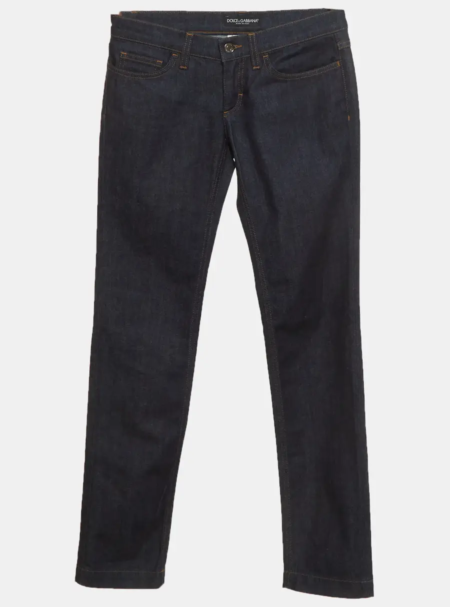 Dolce & Gabbana Indigo Denim Skinny Jeans S/Waist 28"