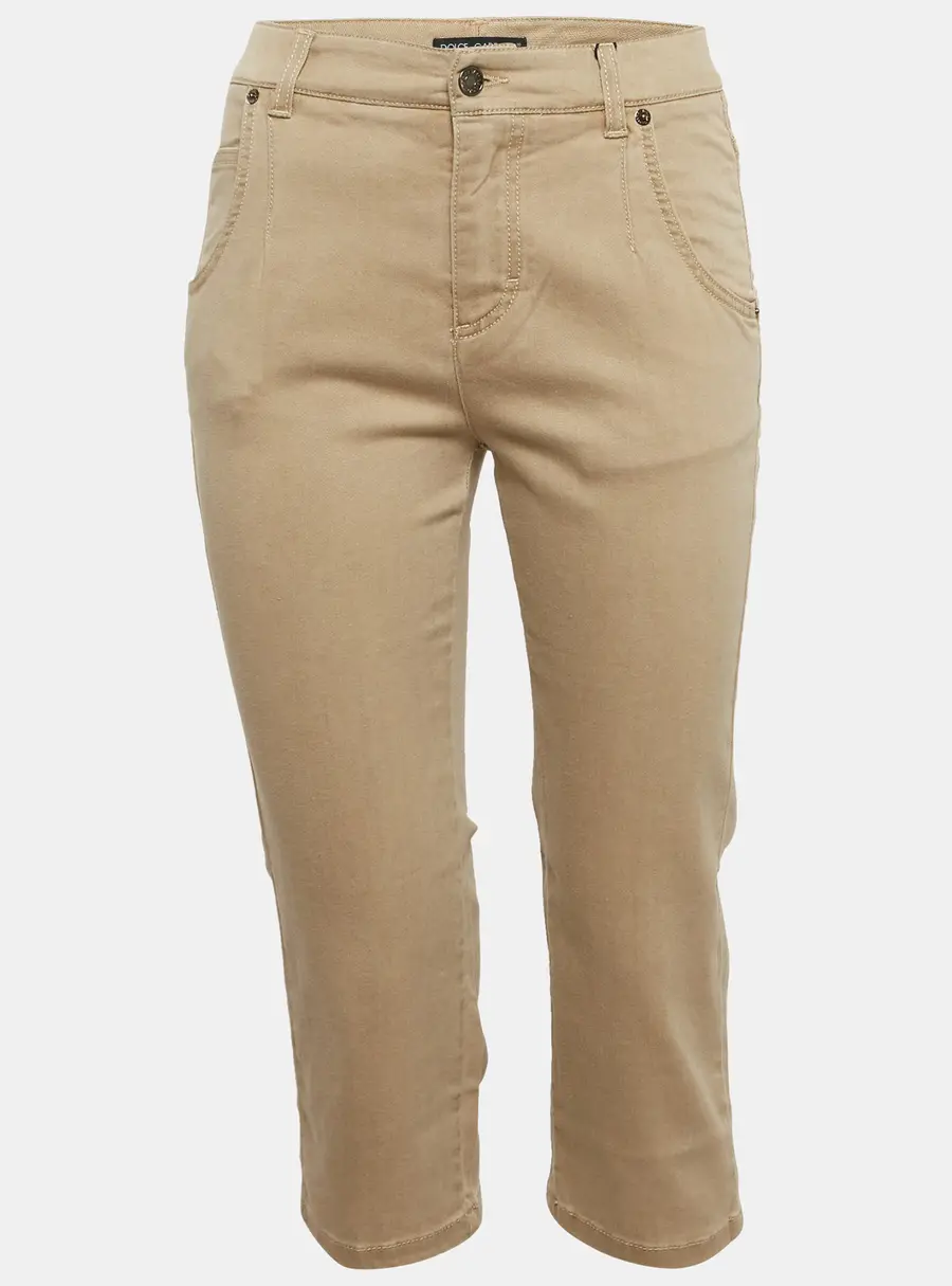 Dolce & Gabbana Beige Denim Sabrina Capri Jeans S/Waist 27"