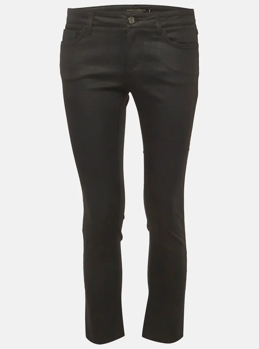 Dolce & Gabbana Black Denim Straight Fit Jeans S/Waist 30"