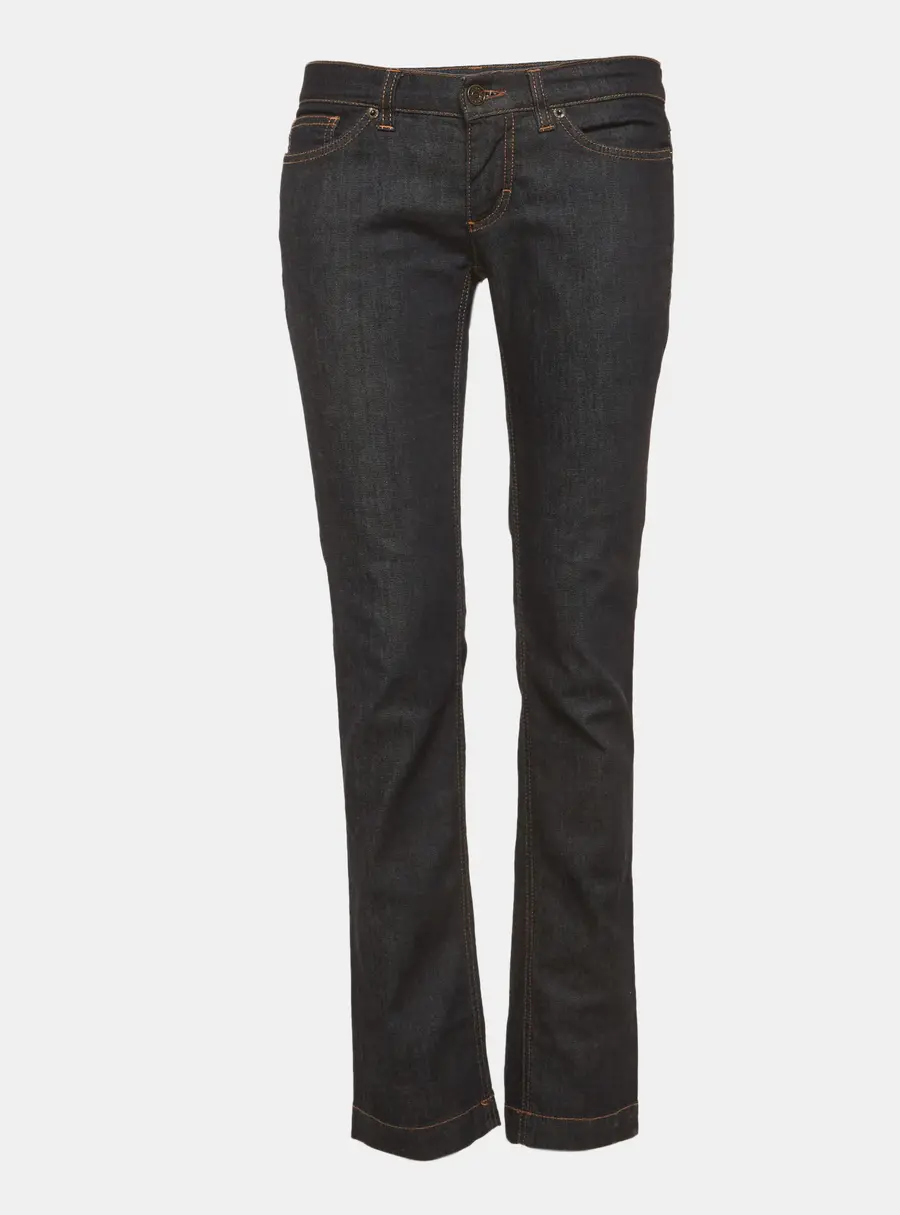 Dolce & Gabbana Blue Denim Low Rise Jeans S/Waist 30"