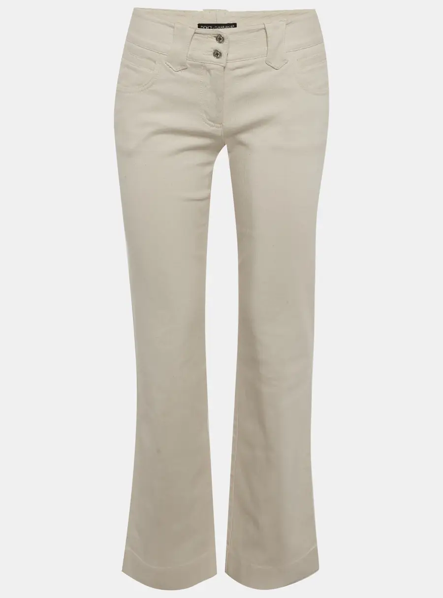 Dolce & Gabbana Off-White Denim Jeans S/Wait 29"