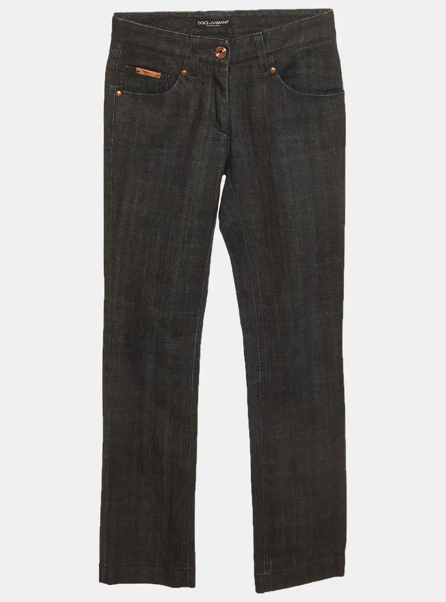 Dolce & Gabbana Indigo Denim Slim Fit Jeans XS/Waist 26"