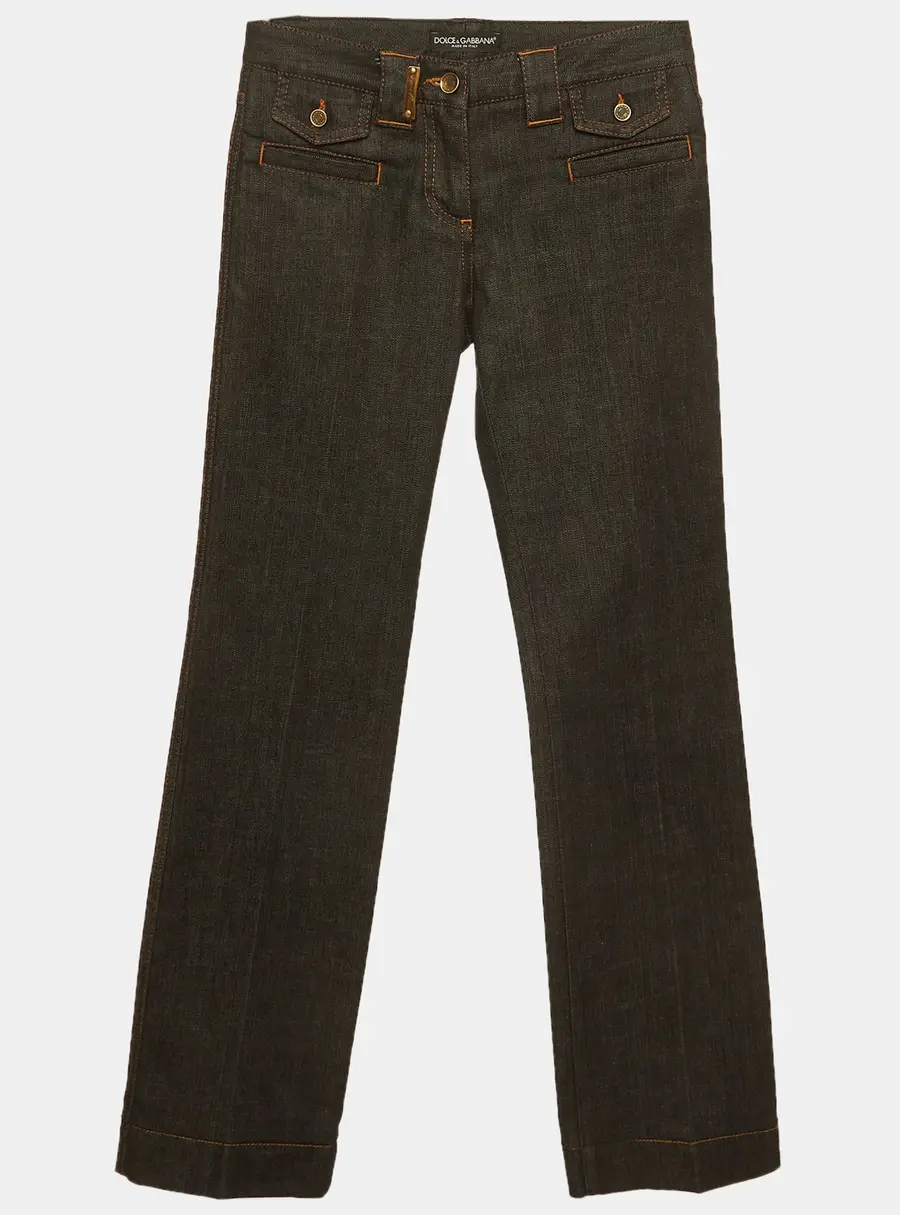 Dolce & Gabbana Black Denim Slim Fit Jeans XS/Waist 26"