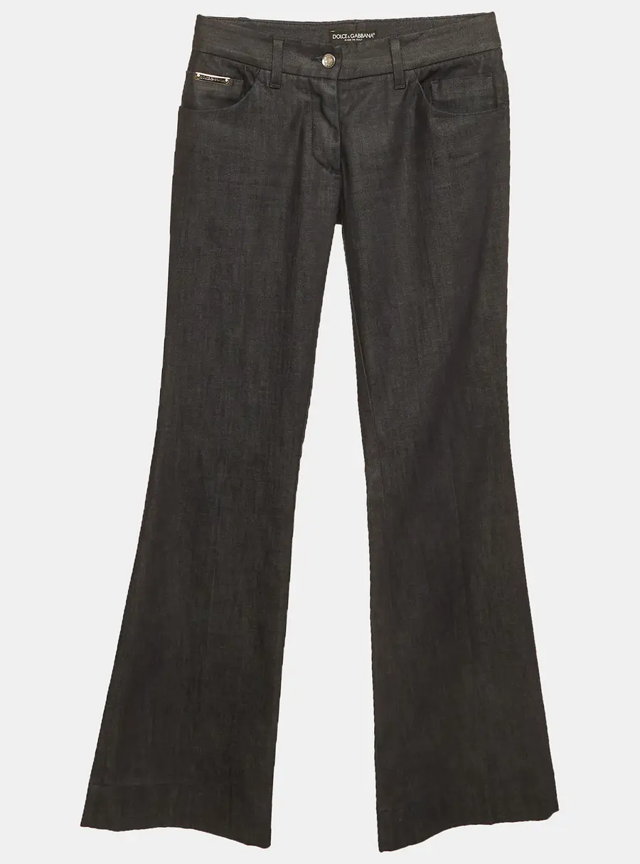 Dolce & Gabbana Blue Denim Boot-Cut Jeans S/Waist 28"