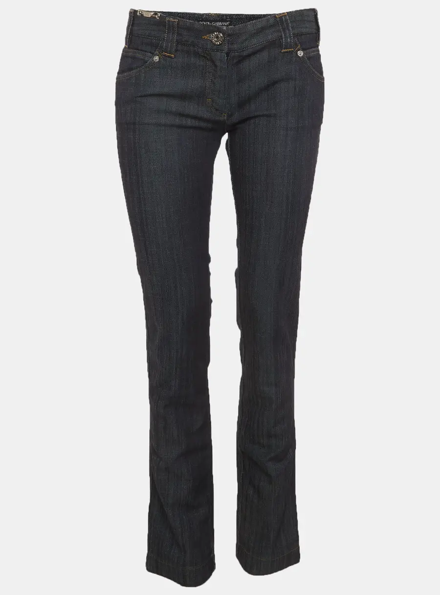 Dolce & Gabbana Blue Denim Straight Fit Jeans M/Waist 31"