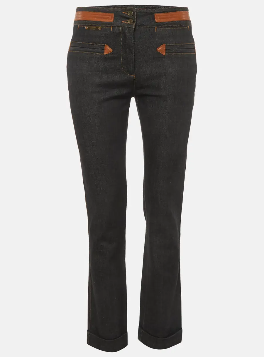 Dolce & Gabbana Grey Denim Straight Fit Jeans S/Waist 28"