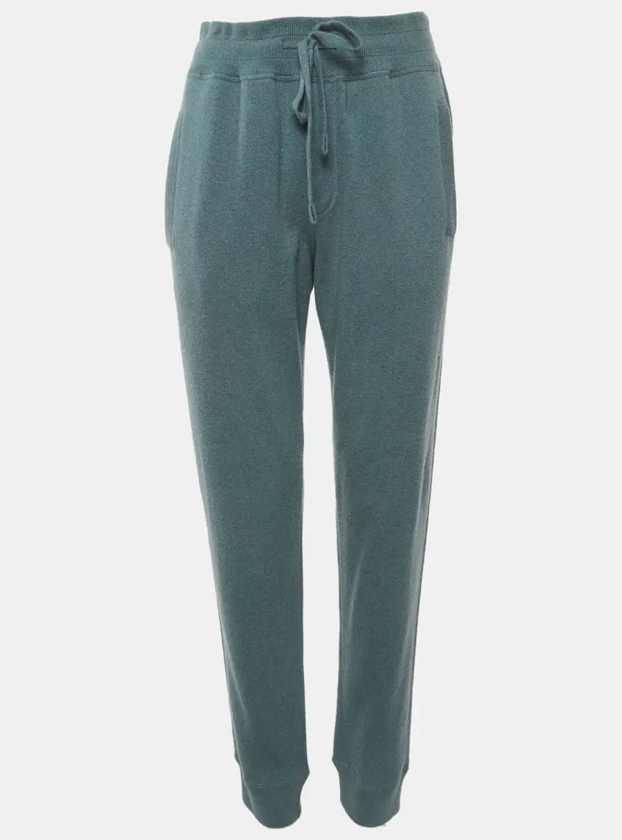 Dolce & Gabbana Sage Green Cashmere Knit Joggers S