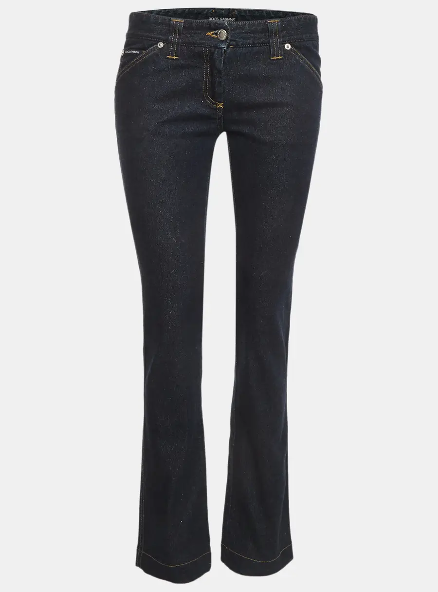 Dolce & Gabbana Blue Denim Low Waist Jeans S/Waist 30"