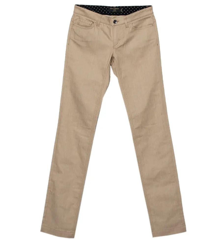 Dolce & Gabbana Beige Denim Cute Fit Jeans S