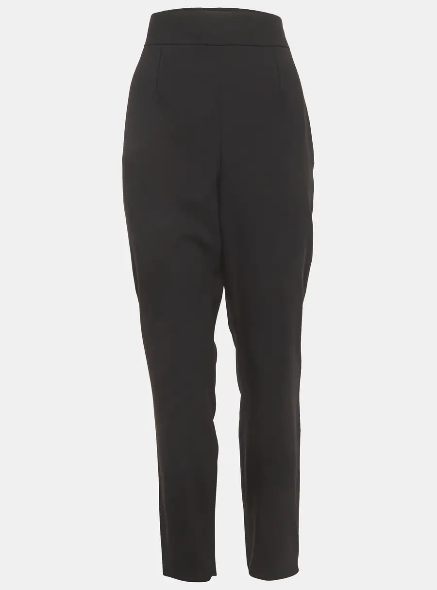 Dolce & Gabbana Black Wool Skinny Trousers L