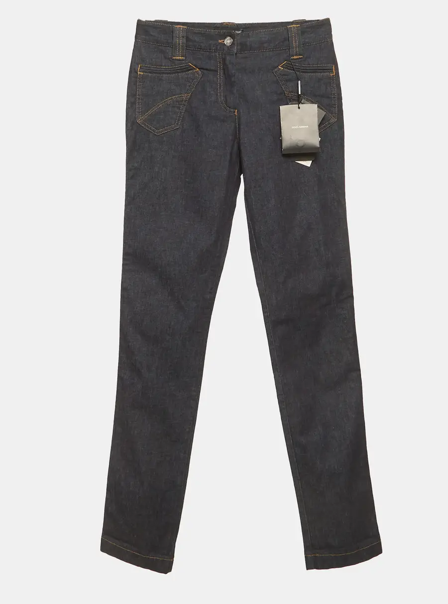 Dolce & Gabbana Indigo Denim Slim Fit Jeans S/Waist 27"