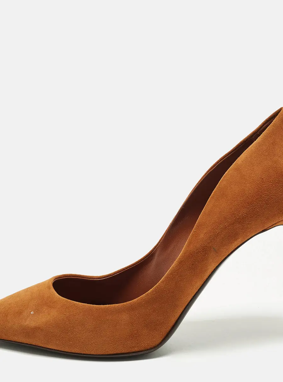 Dolce & Gabbana Size 39 Brown Suede Pointed Toe Pumps
