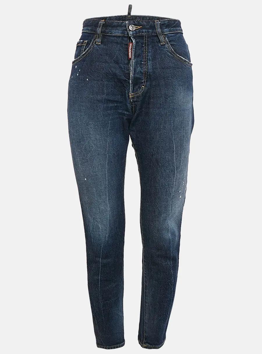 Dsquared2 Blue Washed Denim Skinny Dan Jeans S Waist 31"