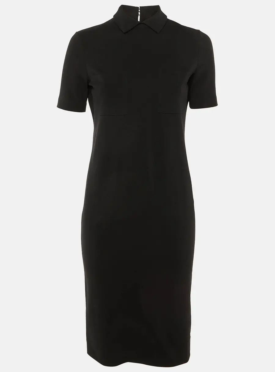 Dsquared2 Black Wool Bodycon Dress S