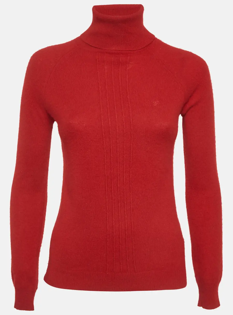 Dsquared2 Red Cashmere Turtleneck Sweater S