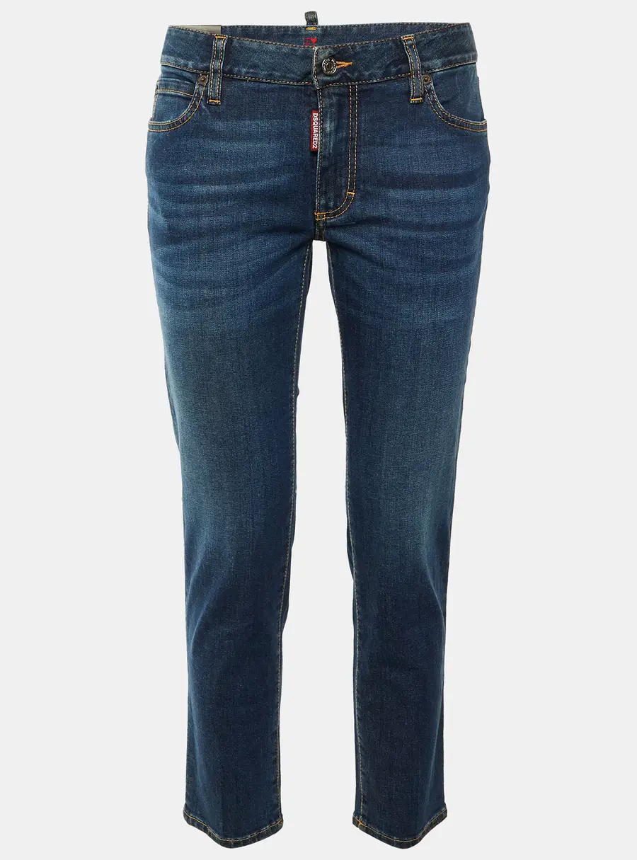 Dsquared2 Blue Denim Medium Waist Twiggy Jeans M/Waist 32"