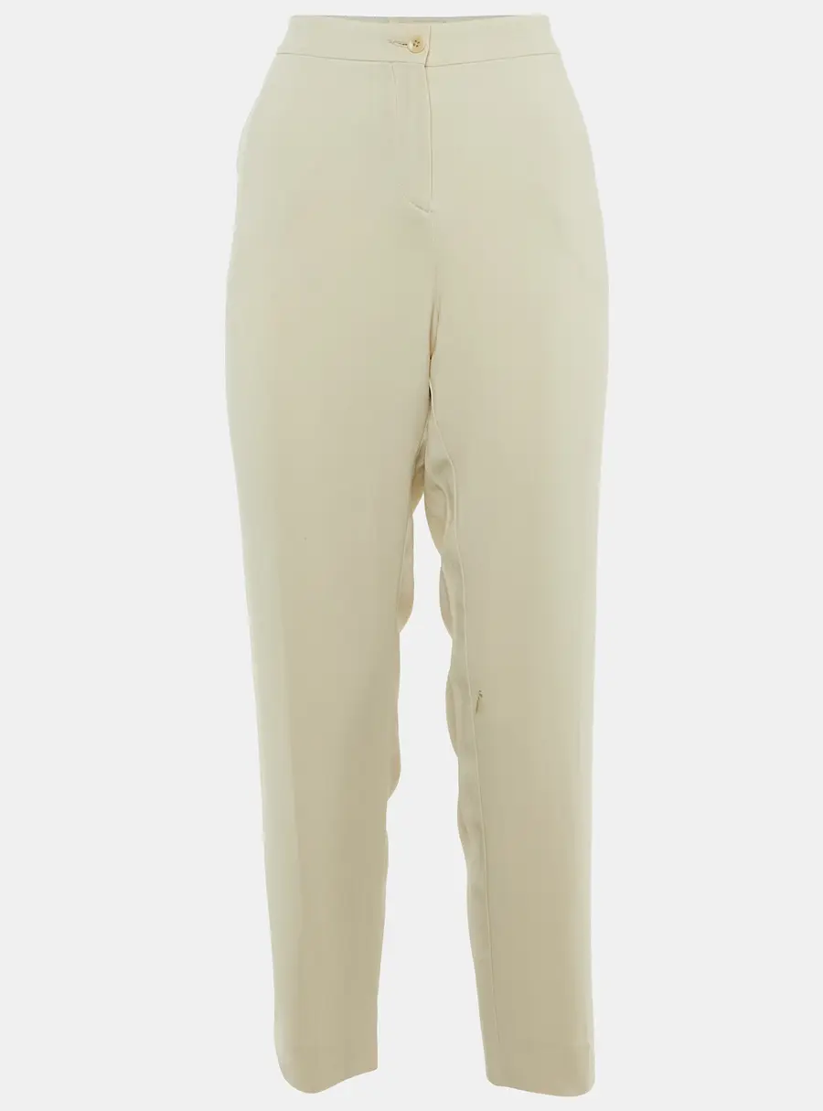 Etro Beige Crepe Formal Trousers L