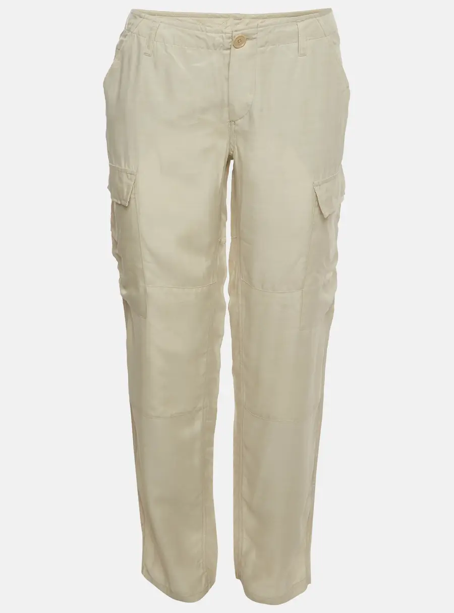 Etro Beige Soft Poplin Cargo Trousers L