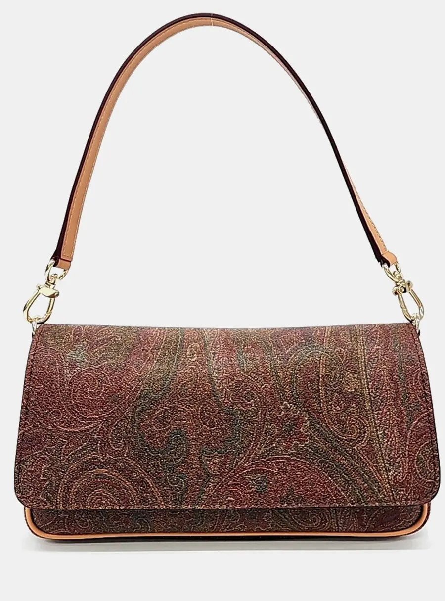 Etro Multicolor PVC Paisley Shoulder Bag