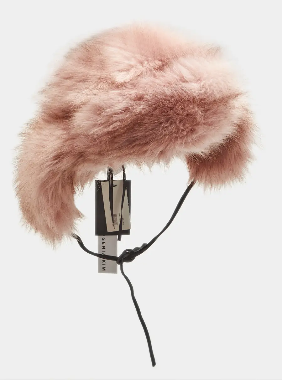 Eugenia Kim Pink Pink Faux Fur Trapper Hat S