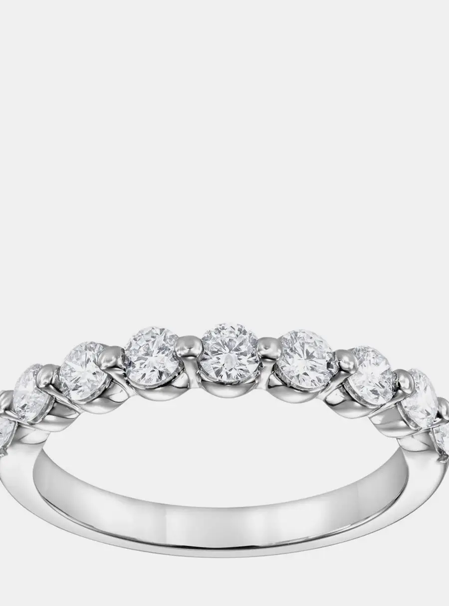 0.5ct 14k White Gold Lab Grown Diamond Band