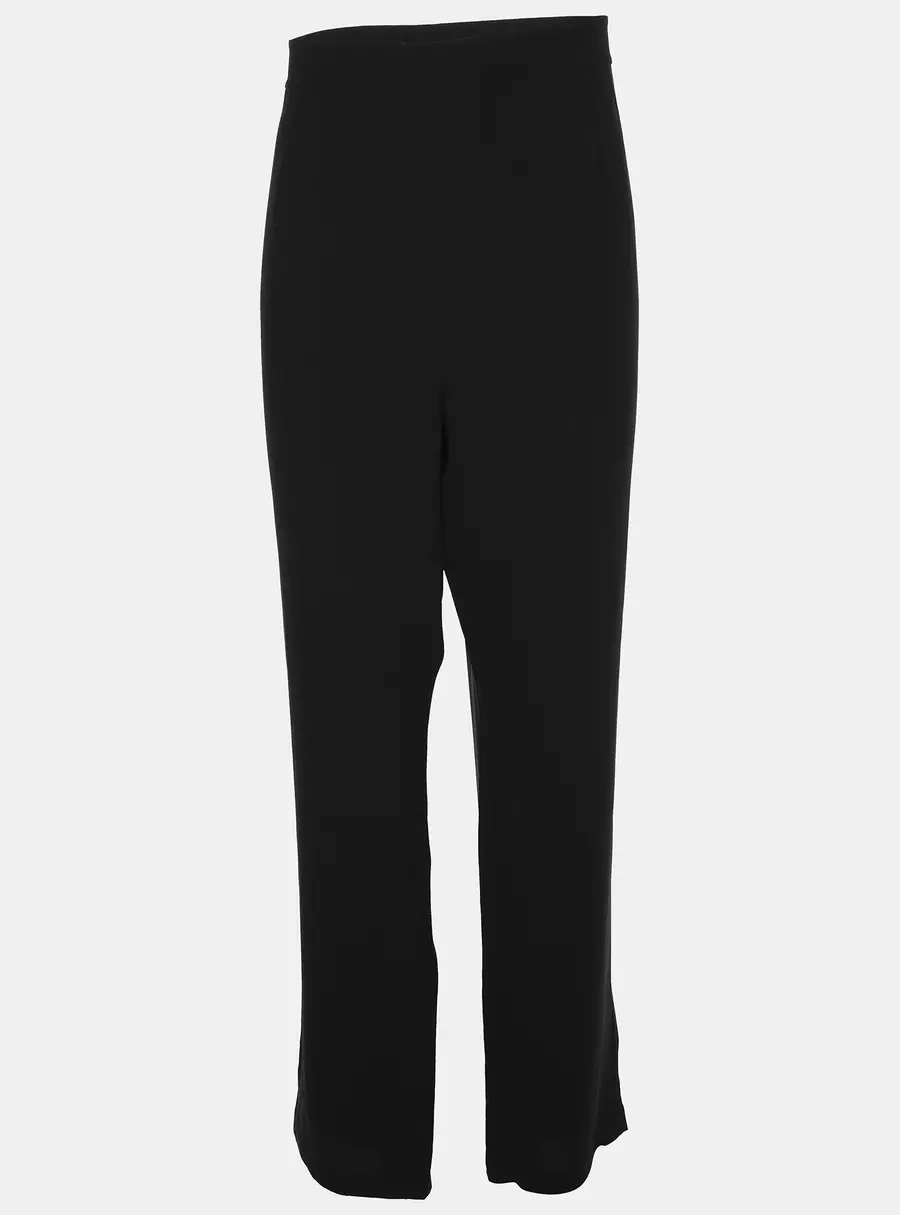 Eileen Fisher Black Silk Trousers XXL