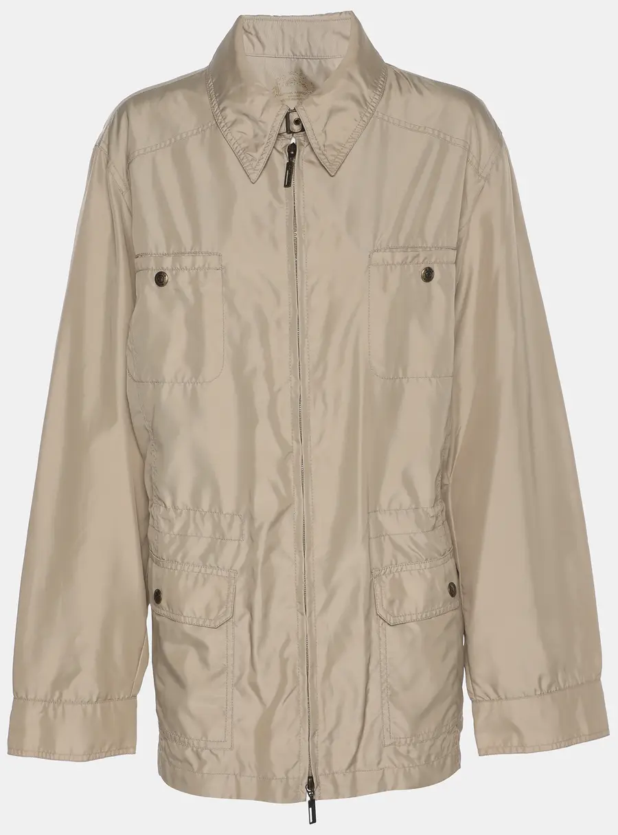 Elena Miro Sport by Elena Miro Beige Nylon Jacket XL