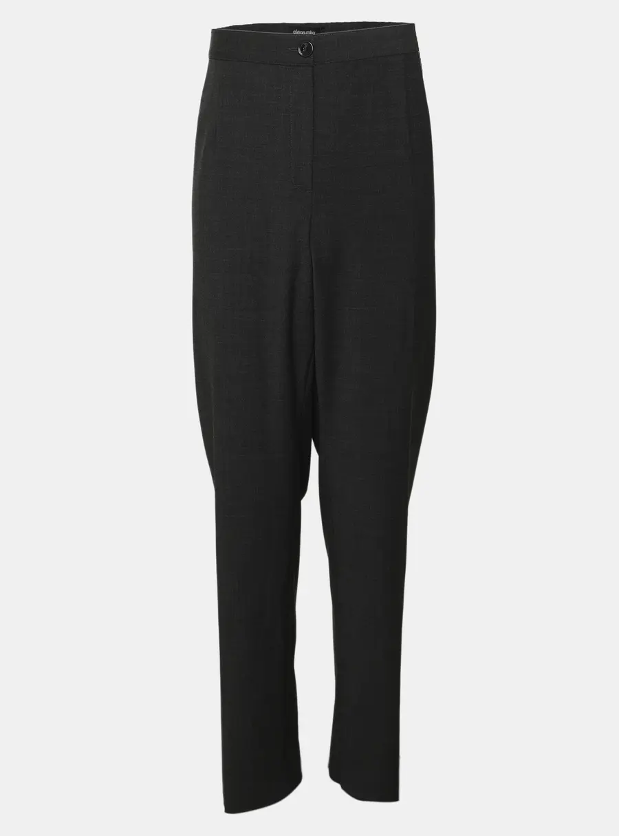 Elena Miro Dark Grey Wool Blend Pants XXXL