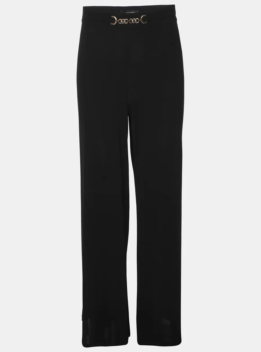 Elena Miro Black Jersey Pants XXL