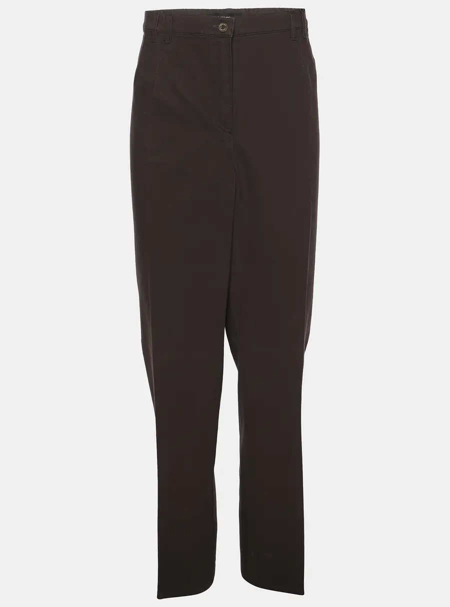 Elena Miro Grey Cotton Pants XXL