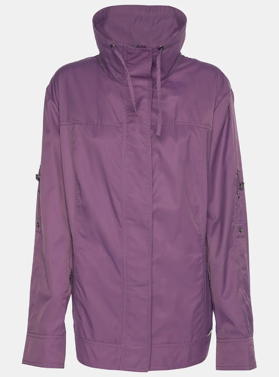 Elena Miro Purple Cotton Nylon Jacket XL