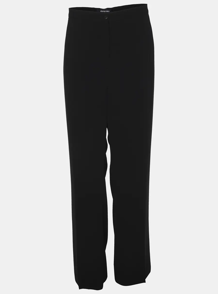 Elena Miro Black Crepe Trousers XXL