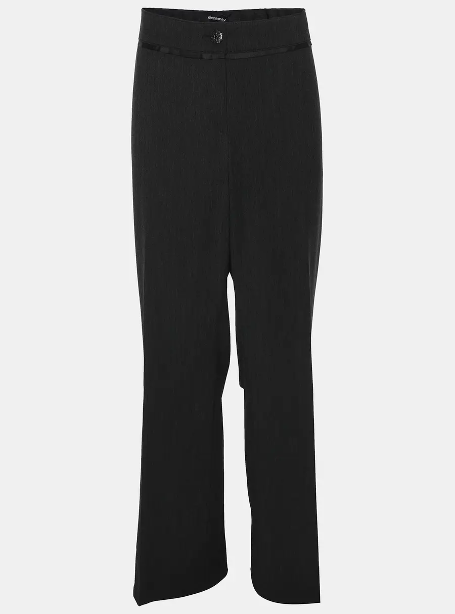 Elena Miro Dark Grey Wool Blend Trousers XXL