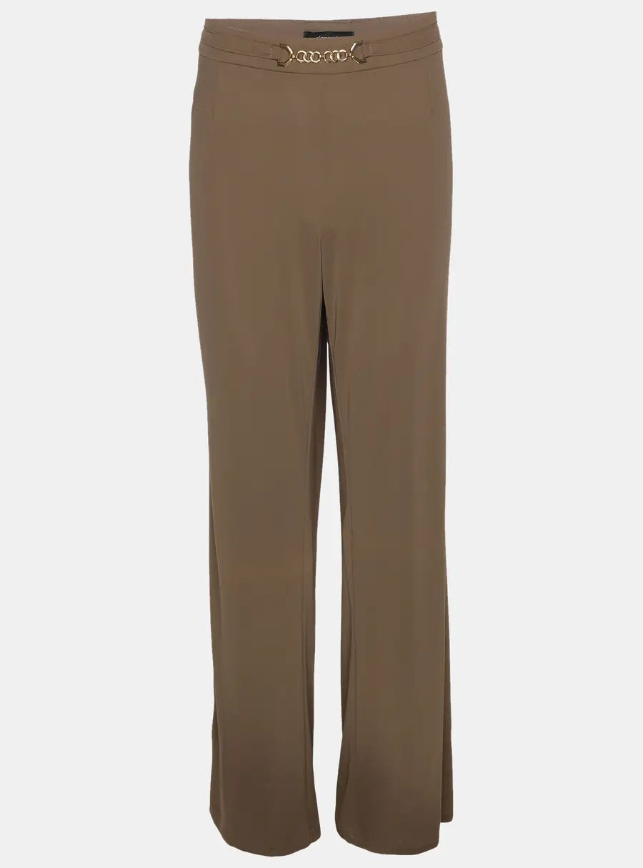 Elena Miro Khaki Jersey Pants XXL