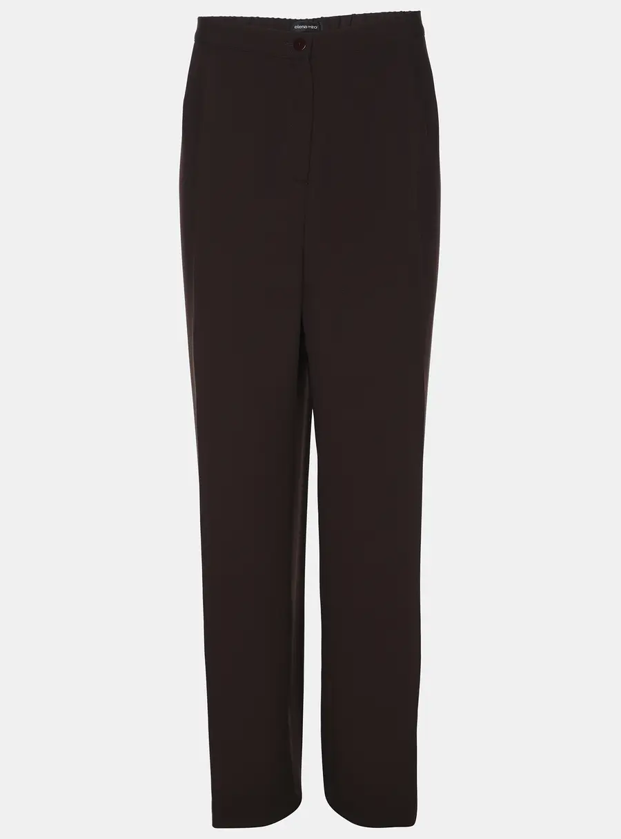 Elena Miro Brown Crepe Pants XXL