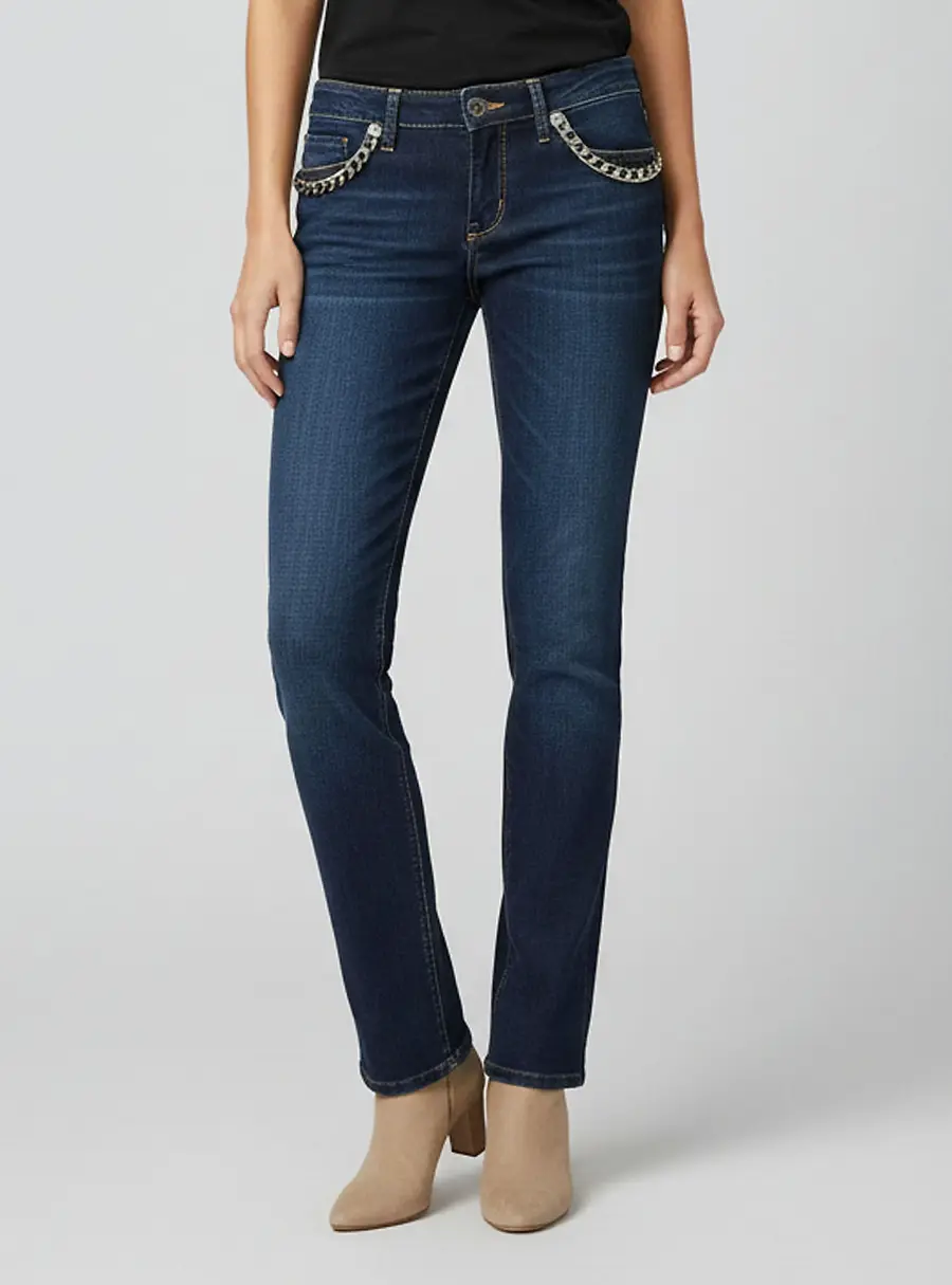 Elisabetta Franchi Blue Denim Slim Fit Jean M /Waist 31"
