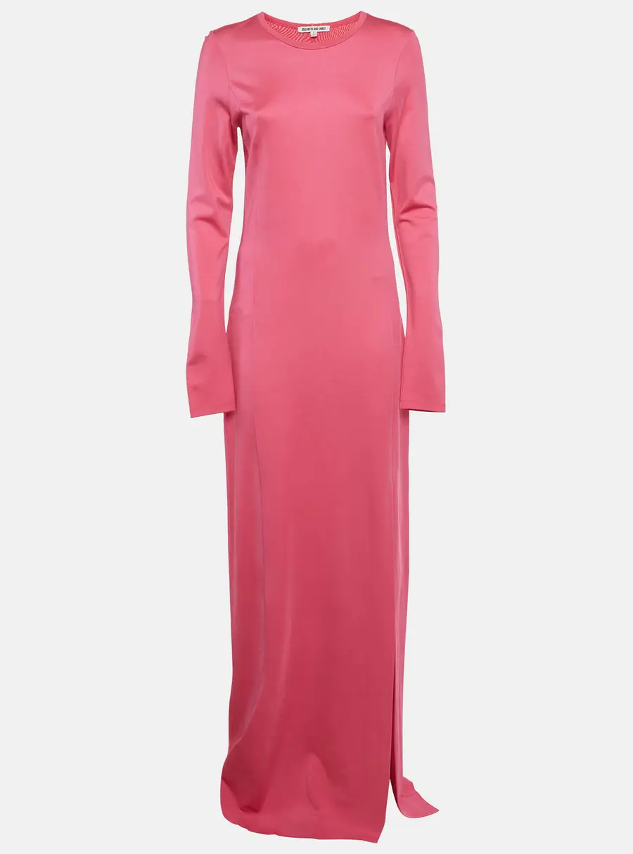 Elizabeth and James Pink Jersey Maxi Dress L