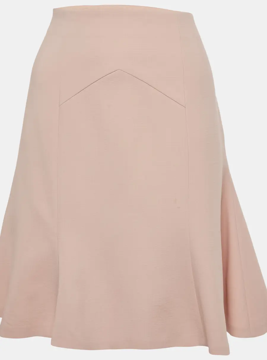 Emilio Pucci Pink Wool Fit & Flare Skirt M