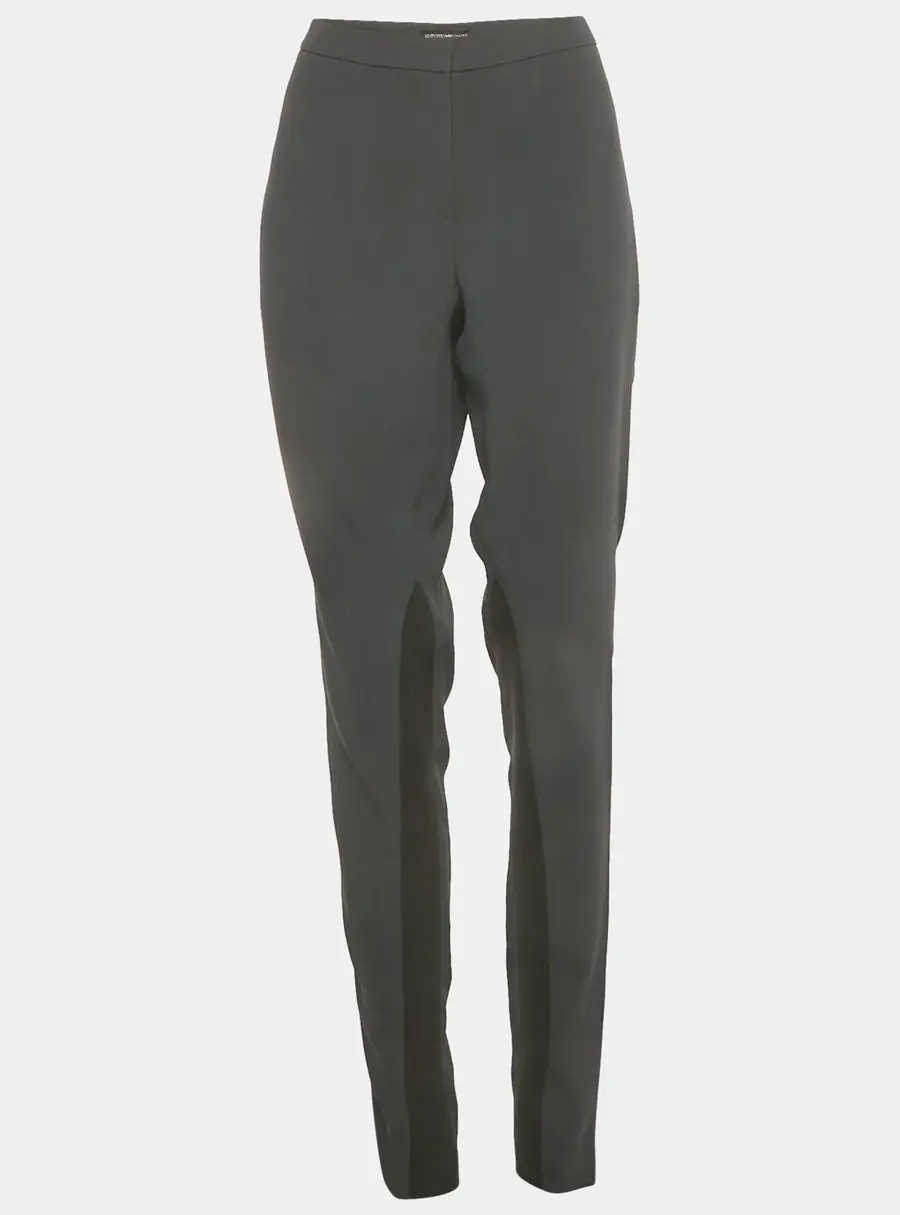 Emporio Armani Blue Crepe Trousers L