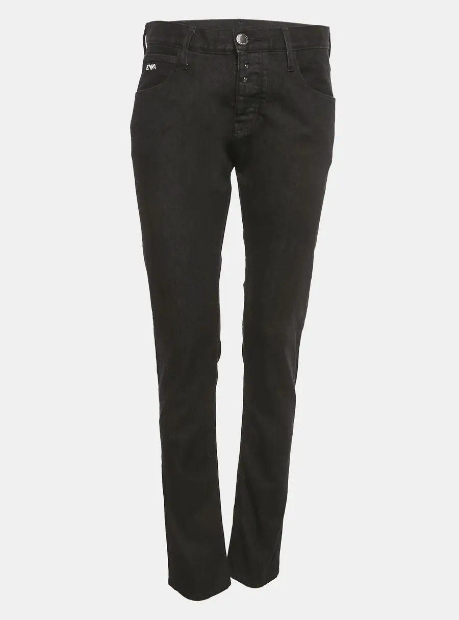 Emporio Armani Black Denim Skinny Jeans M/Waist 29"