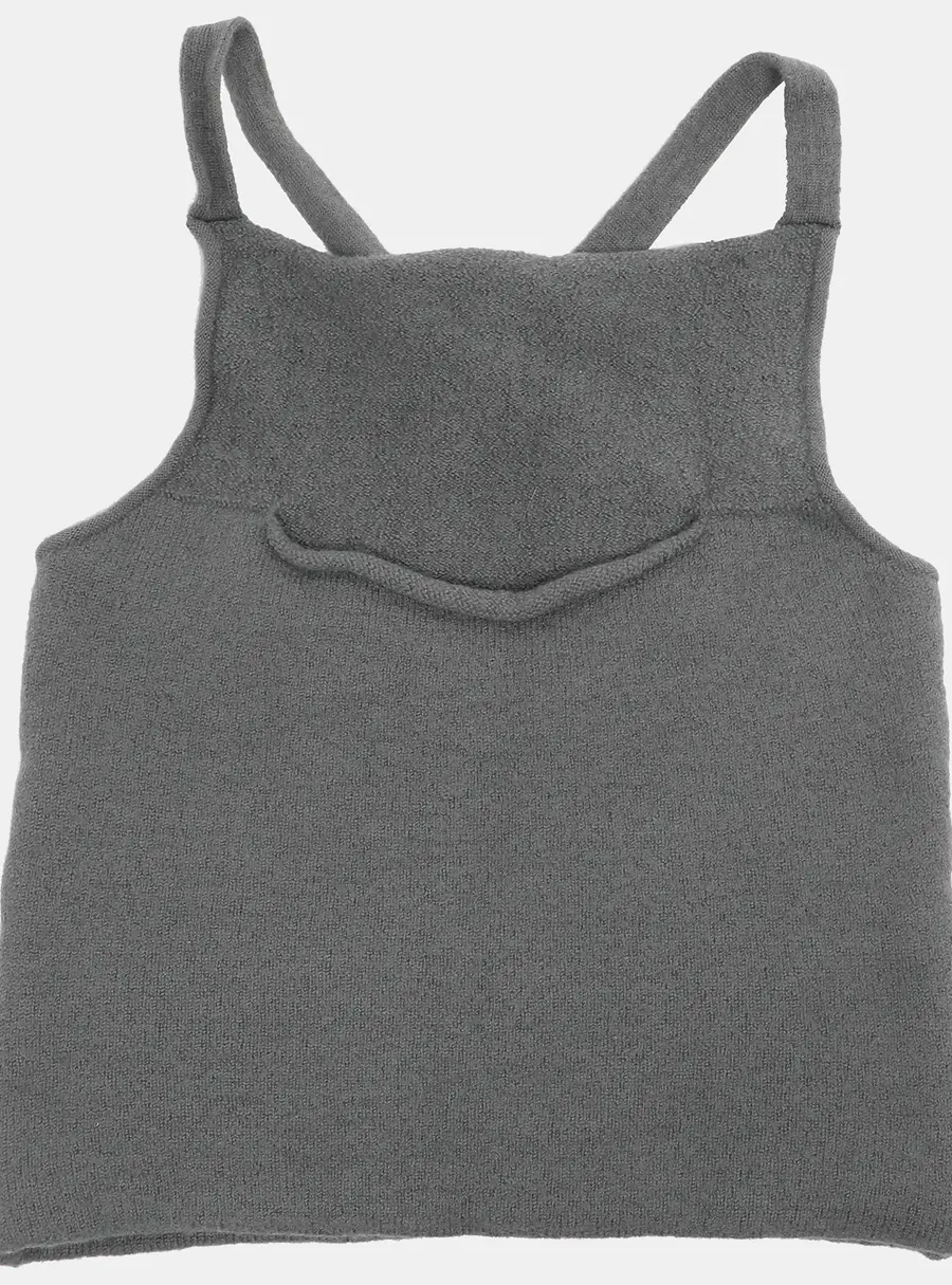 Emporio Armani Grey Wool Knit Top S