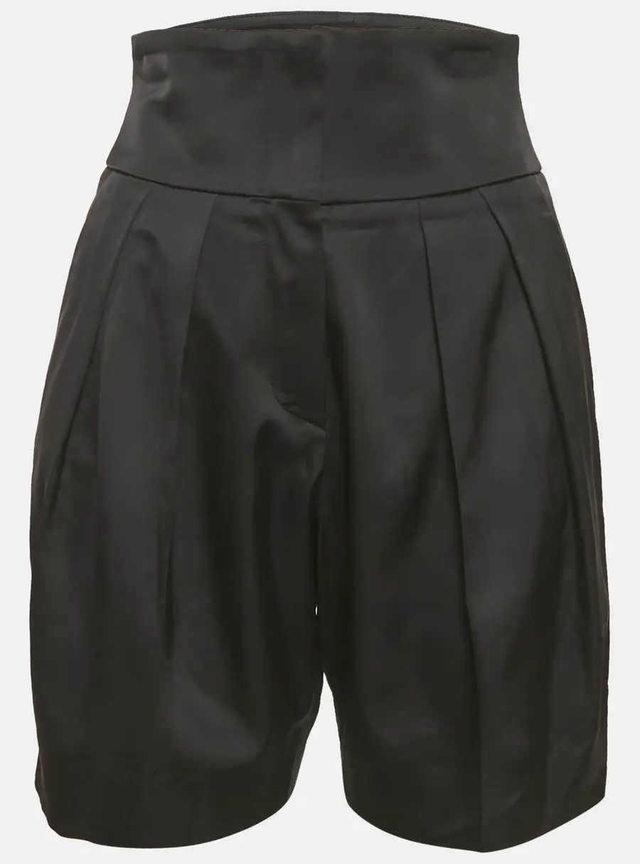 Emporio Armani Silk Pleat Detail Short S