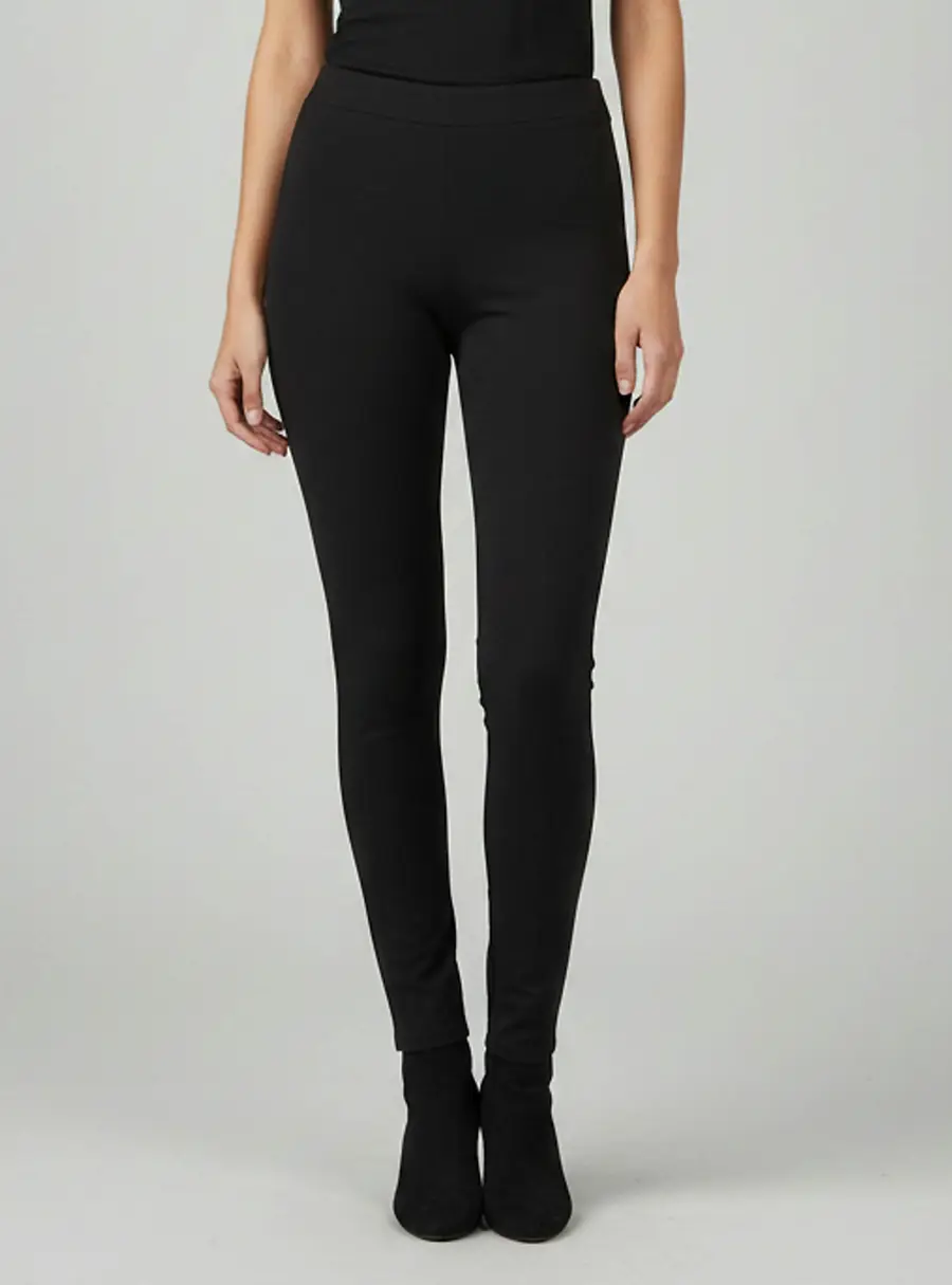 Emporio Armani Black Jersey Regular Fit Pants M