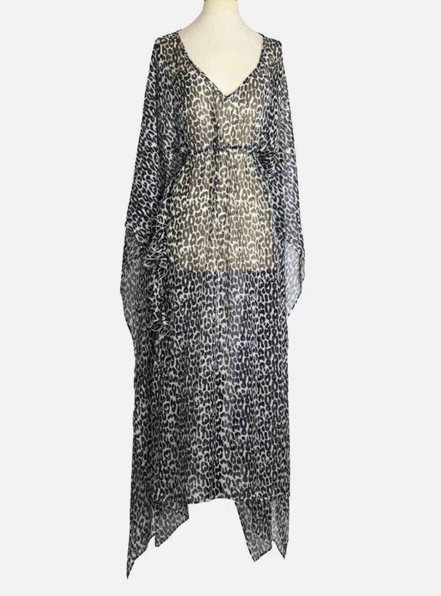 Ermanno Scervino Printed Silk Kaftan XL