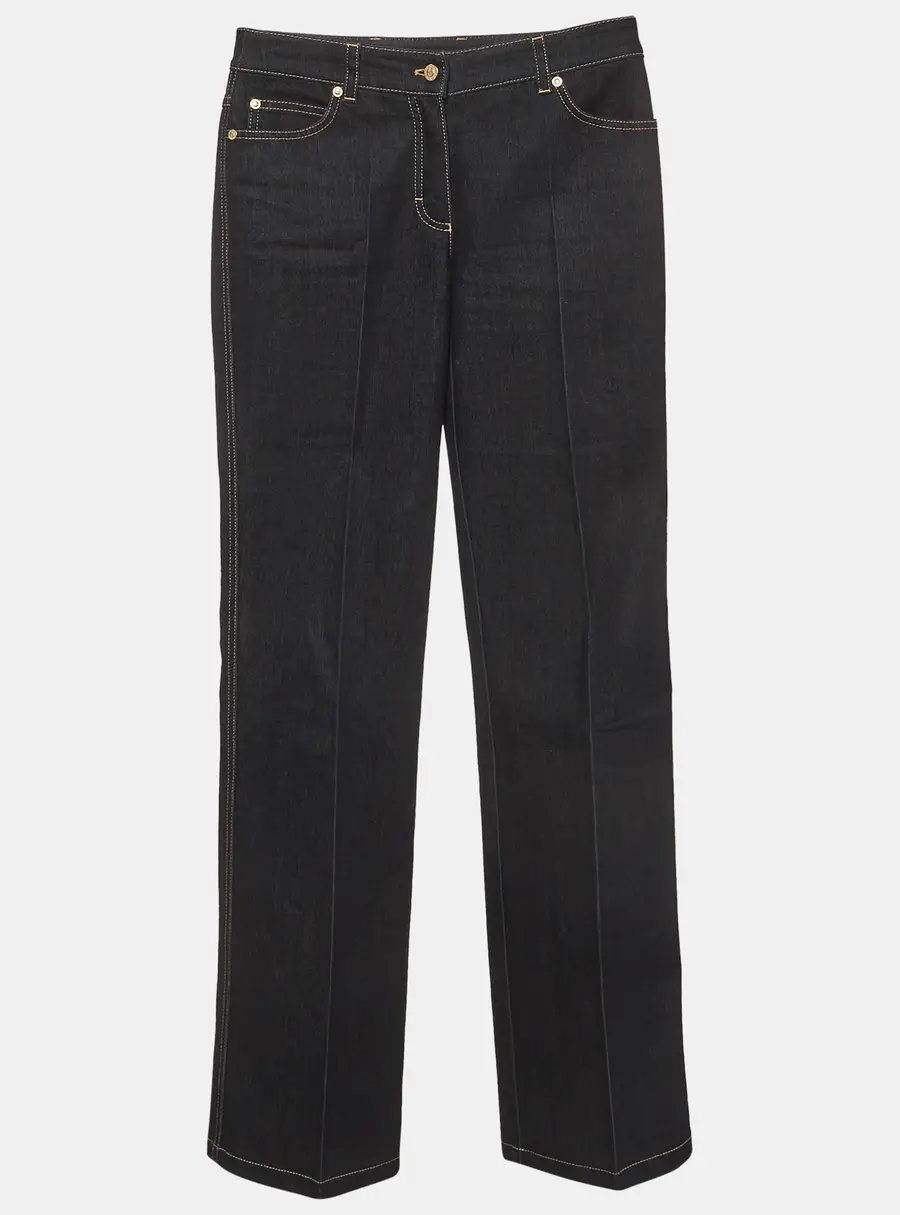Escada Blue Denim Straight Fit Jeans M /Waist 28"