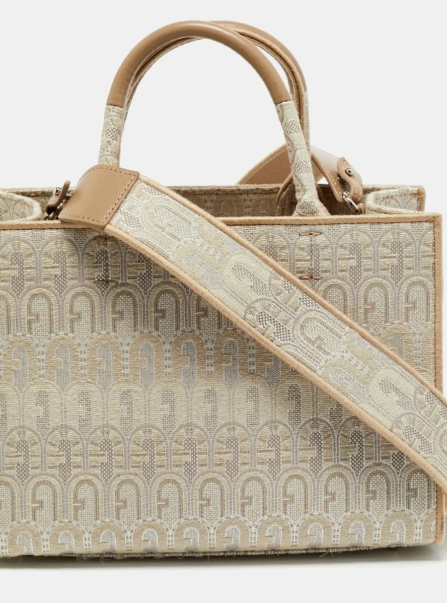 Furla Opportunity Small Jacquard Fabric Tote