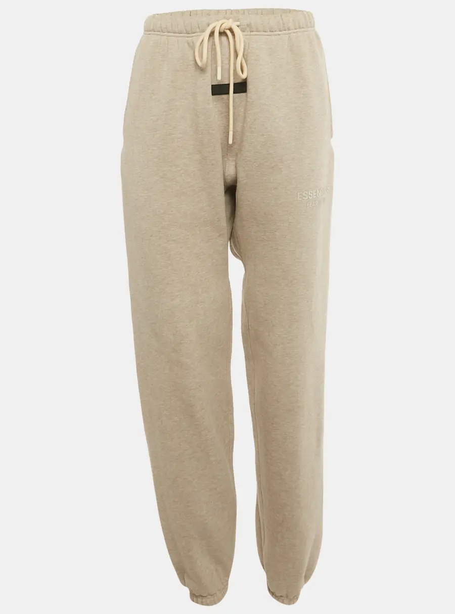 Essentials Fear of God Beige Cotton Sweatpants XS