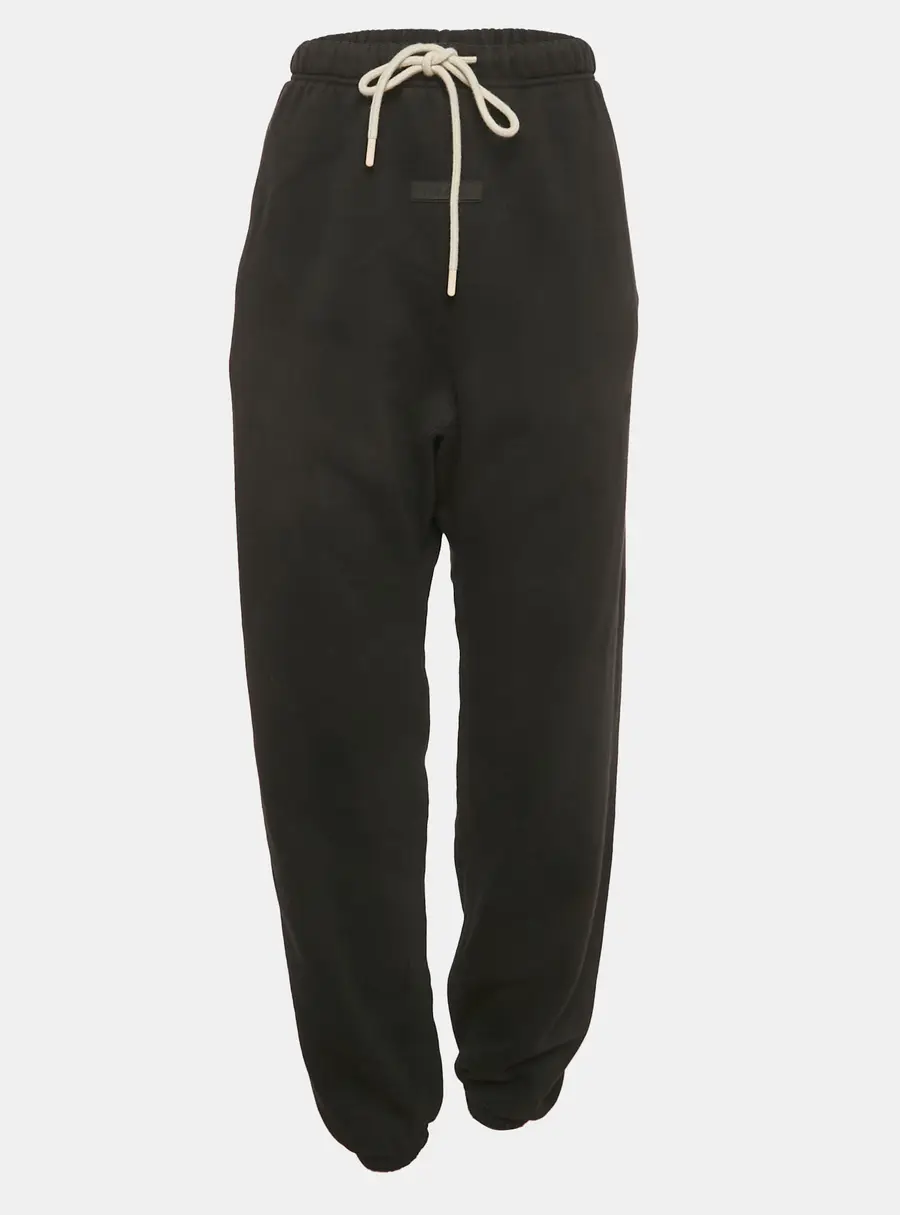 Essentials Fear of God Black Cotton Sweatpants L