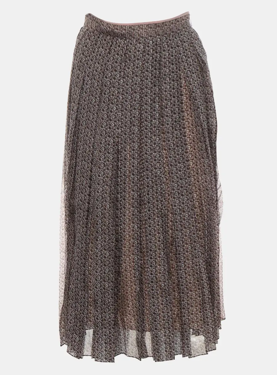 Fendi Floating Petals Chiffon Skirt